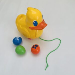 Trekspeelgoed egging duck