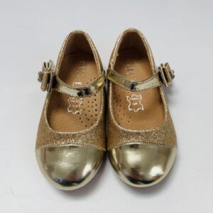 Gouden schoentjes met gesp Jili maat 24