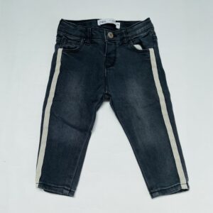 Zwarte jeans met zijstreep Zara 6-9m / 74