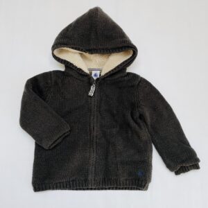 Hoodie / vest tricot teddy Petit Bateau 24m / 86