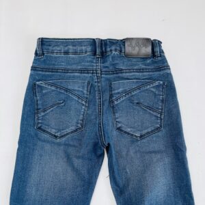 Donkerblauwe aanpasbare skinny jeans IKKS 10jr
