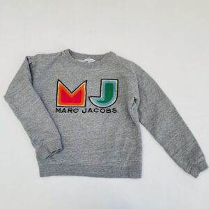 Grijze sweater logo met glitterdetail Little Marc Jacobs 10jr / 138