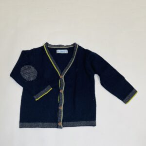 Gilet tricot donkerblauw Mayoral 12m / 80