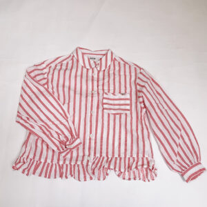 Blouse longsleeve red stripes FITH 130