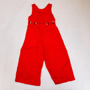 Jumpsuit rood  linnen look Zara 5jr / 110