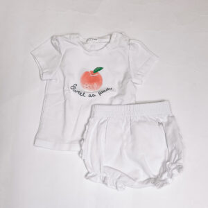 Setje t-shirt peach + bloomer GYMP 56
