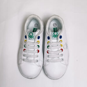 Sneakers slipon wit United Colours of Benetton maat 27