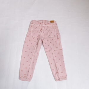 Aanpasbare broek pink dots Zara 2-3jr / 98