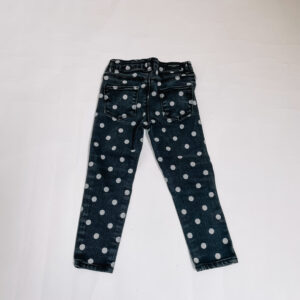Aanpasbare denim broek black dots Zara 3-4jr / 104