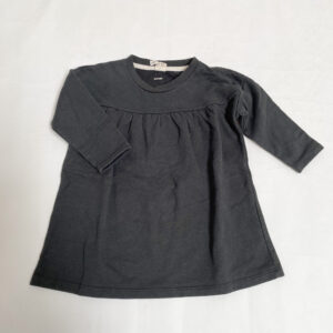 Gevoerd kleedje longsleeve zwart Gray Label 12-18m