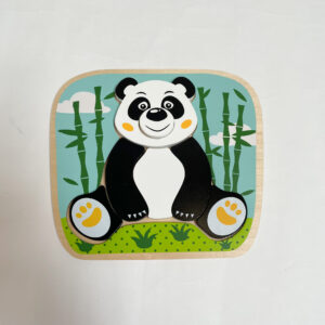 Houten puzzel panda