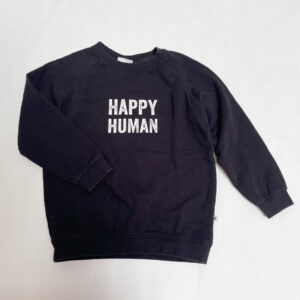 Sweater happy human zwart Cos I said so 128/134