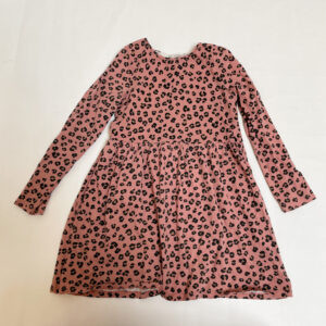 Kleedje longsleeve pink leopard H&M 122/128