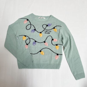 Sweater tricot let it glow H&M 134/140