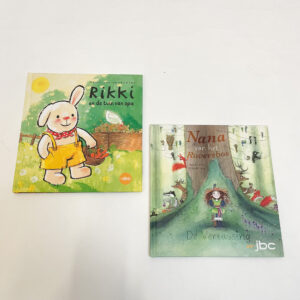 2x boekje Rikki en de tuin van opa / Nana van het roversbos
