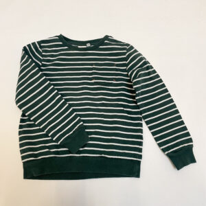 Sweater green stripes Name it 7-8jr / 122/128