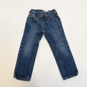 Donkere jeansbroek aanpasbaar slim fit JBC 92