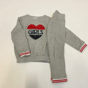 Tweedelige set sweater girls + sportief broekje Milla Star 116