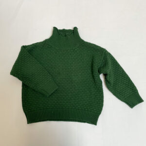 Groene trui tricot CarlijnQ 2-4jr / 98/104