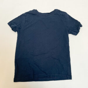Shirt basic donkerblauw H&M 122/128