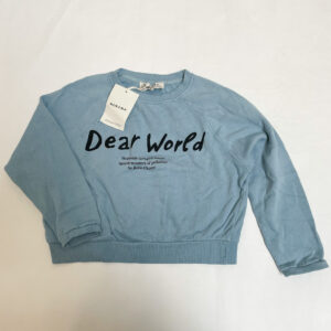 Sweater dear world WIMAMP by Bobo Choses 6-7jr