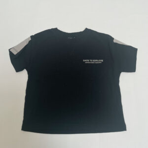 T-shirt zwart dare to explore Zara 9-12m / 80