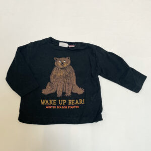 Longsleeve wake up bear! Zara 3-6m / 68
