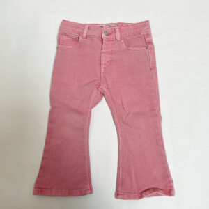 Flared jeans pink aanpasbaar Zara 18-24m / 92