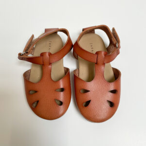 Leren sandaaltjes bruin Zara maat 20