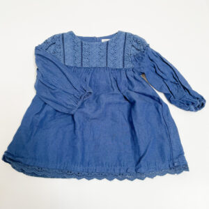 Top embroidery blauw Zara 18-24m / 92