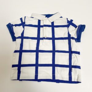 Poloshirt blue squares Jacadi 18m / 81