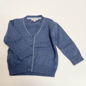 Gilet tricot donkerblauw Buissonnière 18m