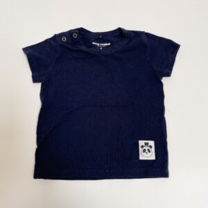 Basic t-shirt donkerblauw Mini Rodini 68/74