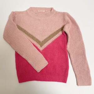 Sweater gebreid pink gold detail Someone 134