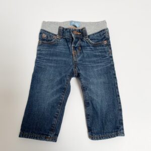 Jeansbroek met rekker straight fit Babygap 6-12m