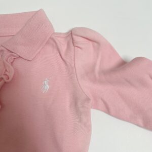 Romper longsleeve pink Ralph Lauren 9m