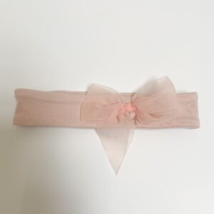 Haarband pink bow Gymp 43cm