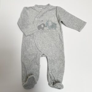 Pyjama met voetjes velours elephants Noukie’s 12m / 80