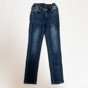 Donkerblauwe jeansbroek aanpasbaar Indian Blue Jeans 10jr / 140