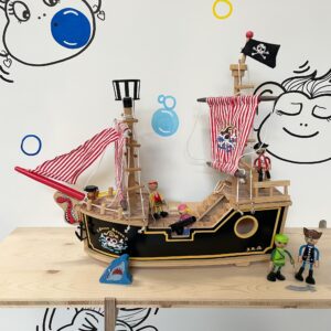 Houten piratenschip