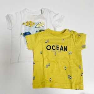 2x t-shirt ocean Mayoral 9m / 74
