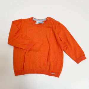 Trui tricot oranje Mayoral 6m / 68