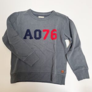 Sweater antraciet logo AO76 8jr