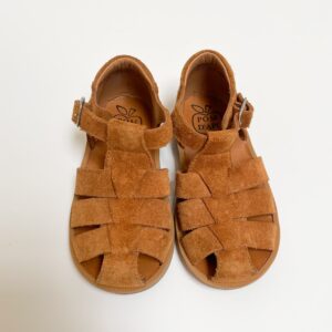 Leren sandaaltjes bruin Pom d’Api maat 25