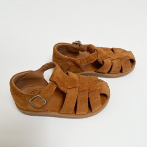 Leren sandaaltjes bruin Pom d’Api maat 25