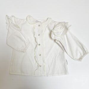 Blouse frill wit Maed for Mini 3jr