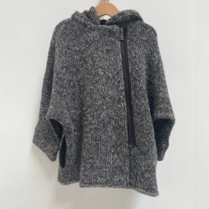 Gebreide sweaterjas met kap speckled Zara 6-7jr / 120