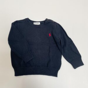 Trui tricot donkerblauw Ralph Lauren 24m