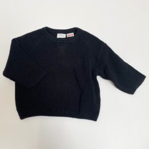 Sweater reliëf zwart Zara 9-12m / 80