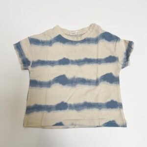 T-shirt batik stripes blauw H&M 74